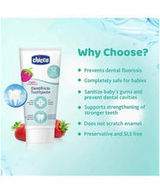 Chicco Dentifricio Toothpaste Strawberry Flavour