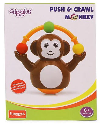 Push N Crawl Monkey - By Funskool Giggles