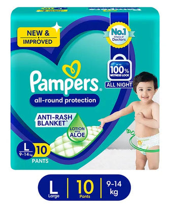 Pampers All round Protection Large Pant Style Diapers