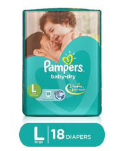 Pampers Baby Dry Diapers Large Taped Diapers