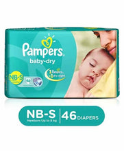 Pampers Baby Dry Diapers New Born Taped Diapers