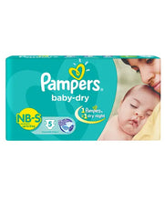 Pampers Baby Dry Diapers New Born Taped Diapers