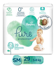 Pampers Pure Protection Baby Diapers Small Taped Diapers